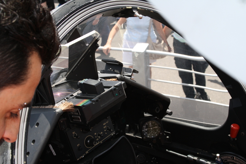 Mirage 2000D cockpit rear detail 