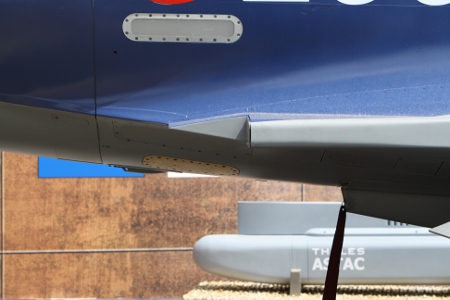 Mirage 2000D under left wing details for plastic medel kit