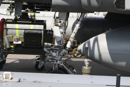 Rafale C front landing gear detail photos 