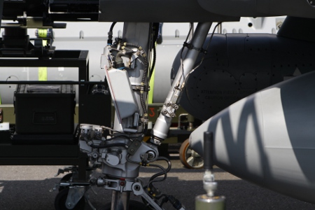 Rafale C front landing gear detail 