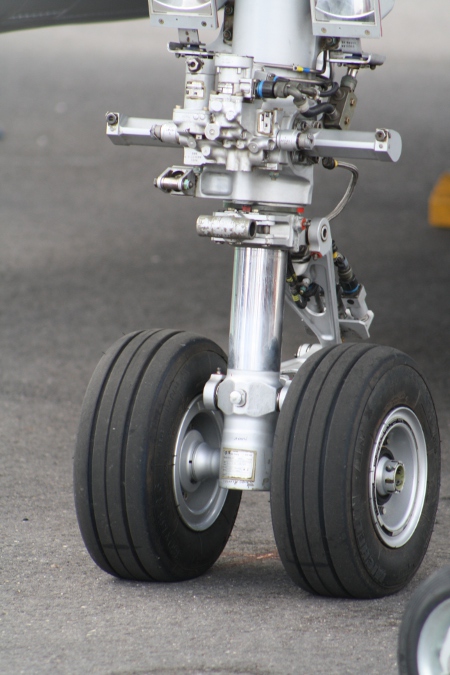 Rafale C front landing gear detail 